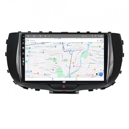 Navigatie HUB64 Kia Soul (2019+), 6GB RAM, Android, Octacore, Slot Sim 4G, DSP, GPS, Wi-FI, Carplay, Android Auto, USB, Bluetooth, Waze, Touchscreen, 9 Inch