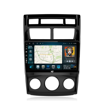 Navigatie HUB64 Kia Sportage (2005-2010) M/AC, 2GB RAM, Android, GPS, Wi-FI, Carplay, Android Auto, USB, Bluetooth, Radio, Waze, Touchscreen, 9 inch