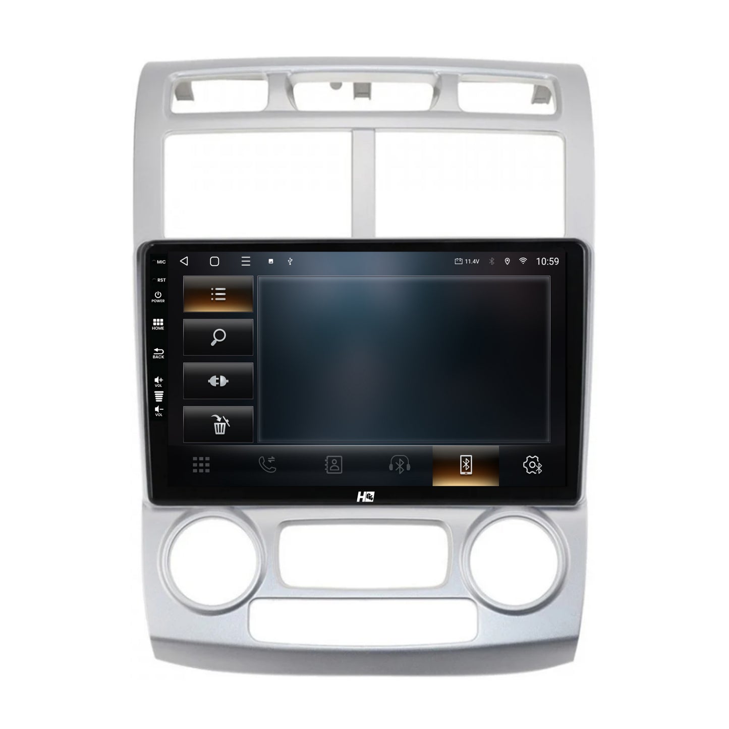 Navigatie HUB64 Kia Sportage (2005-2010) M/AC, 2GB RAM, Android, GPS, Wi-FI, Carplay, Android Auto, USB, Bluetooth, Radio, Waze, Touchscreen, 9 inch