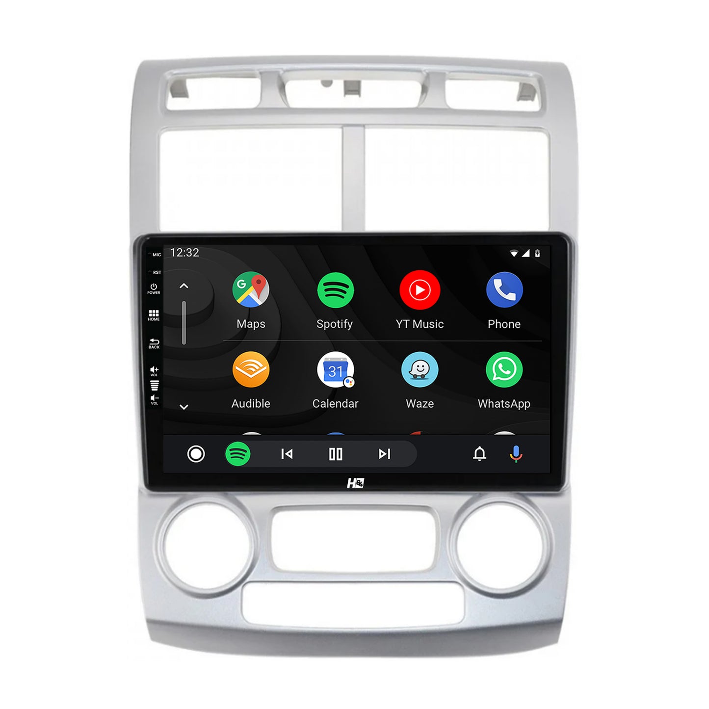 Navigatie HUB64 Kia Sportage (2005-2010) M/AC, 2GB RAM, Android, GPS, Wi-FI, Carplay, Android Auto, USB, Bluetooth, Radio, Waze, Touchscreen, 9 inch