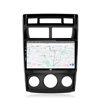 Navigatie HUB64 Kia Sportage (2005-2010) M/AC, 2GB RAM, Android, GPS, Wi-FI, Carplay, Android Auto, USB, Bluetooth, Radio, Waze, Touchscreen, 9 inch
