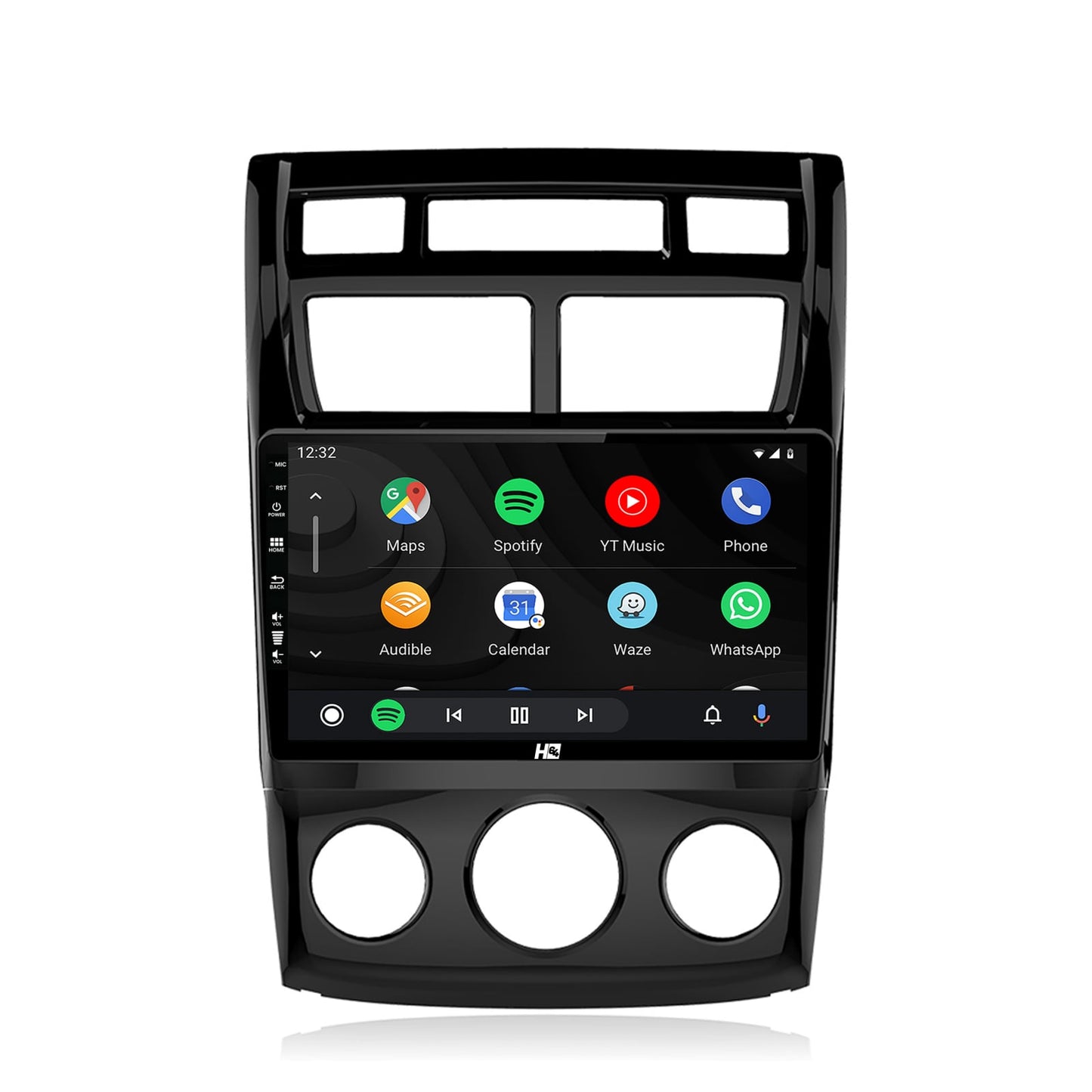 Navigatie HUB64 Kia Sportage (2005-2010) M/AC, 2GB RAM, Android, GPS, Wi-FI, Carplay, Android Auto, USB, Bluetooth, Radio, Waze, Touchscreen, 9 inch