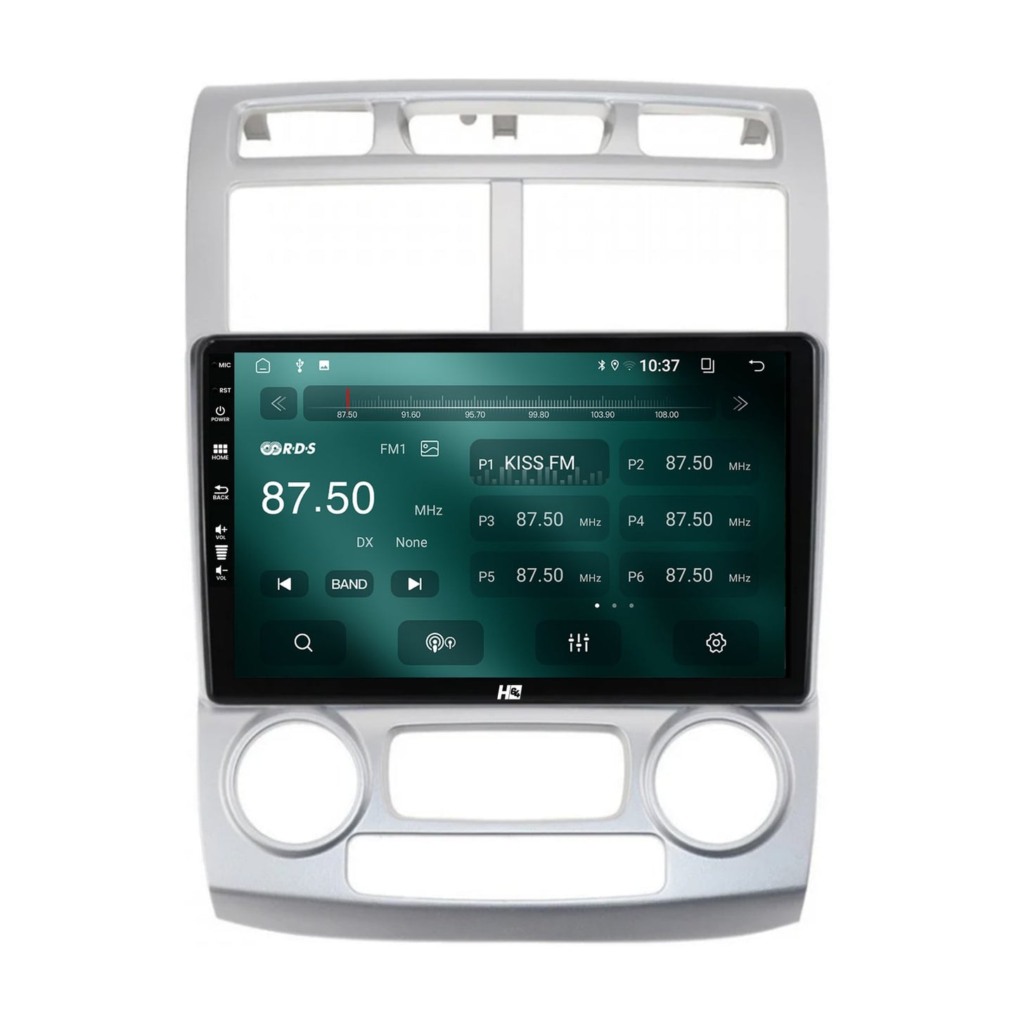 Navigatie HUB64 Kia Sportage (2005-2010) M/AC, 2GB RAM, Android, GPS, Wi-FI, Carplay, Android Auto, USB, Bluetooth, Radio, Waze, Touchscreen, 9 inch