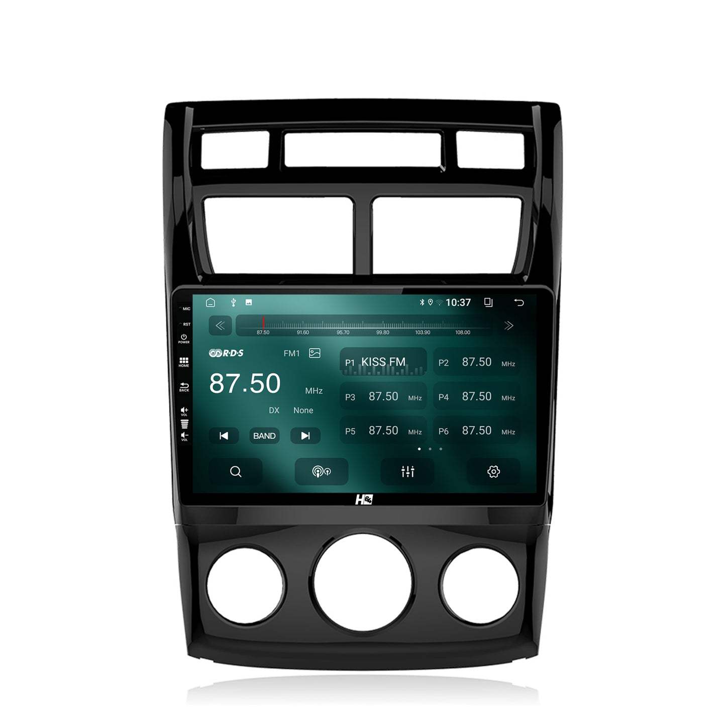 Navigatie HUB64 Kia Sportage (2005-2010) M/AC, 2GB RAM, Android, GPS, Wi-FI, Carplay, Android Auto, USB, Bluetooth, Radio, Waze, Touchscreen, 9 inch