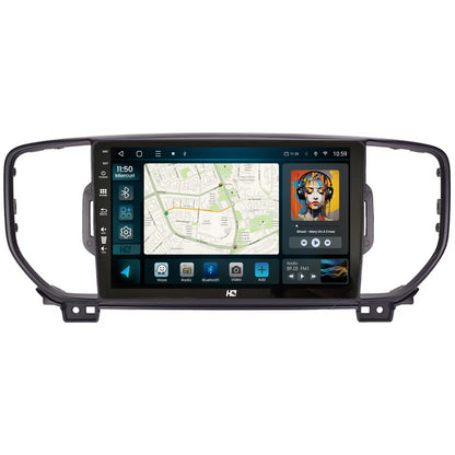 Navigatie HUB64 Kia Sportage (2016-2018), 2GB RAM, Android, GPS, Wi-FI, Carplay, Android Auto, USB, Bluetooth, Radio, Waze, Touchscreen, 9 Inch