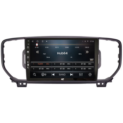 Navigatie HUB64 Kia Sportage (2016-2018), 2GB RAM, Android, GPS, Wi-FI, Carplay, Android Auto, USB, Bluetooth, Radio, Waze, Touchscreen, 9 Inch