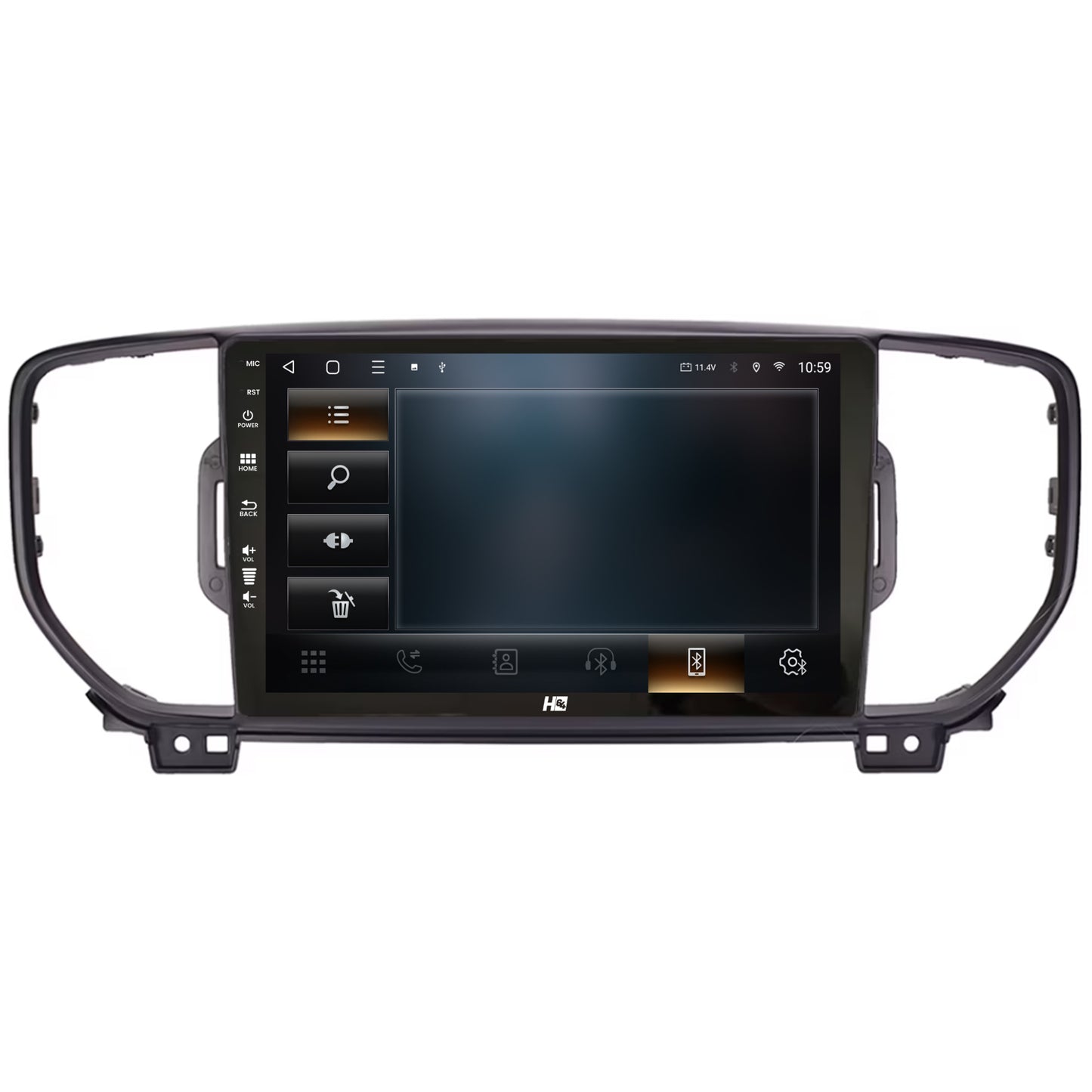 Navigatie HUB64 Kia Sportage (2016-2018), 2GB RAM, Android, GPS, Wi-FI, Carplay, Android Auto, USB, Bluetooth, Radio, Waze, Touchscreen, 9 Inch
