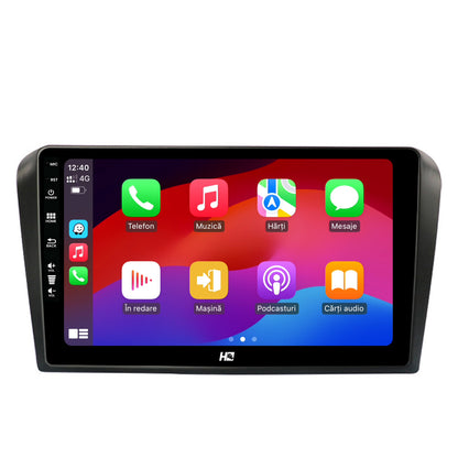 Navigatie HUB64 Mazda 3 (2003-2009), 2GB RAM, Android, GPS, Wi-FI, Carplay, Android Auto, USB, Bluetooth, Radio, Waze, Touchscreen, 9 inch