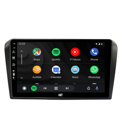 Navigatie HUB64 Mazda 3 (2003-2009), 4GB RAM, Android, Quadcore, DSP, GPS, Wi-FI, Carplay, Android Auto, USB, Bluetooth, Waze, Touchscreen, 9 inch