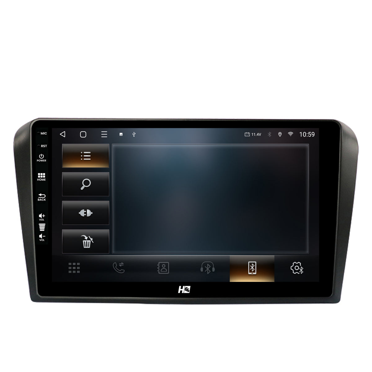 Navigatie HUB64 Mazda 3 (2003-2009), 4GB RAM, Android, Quadcore, DSP, GPS, Wi-FI, Carplay, Android Auto, USB, Bluetooth, Waze, Touchscreen, 9 inch
