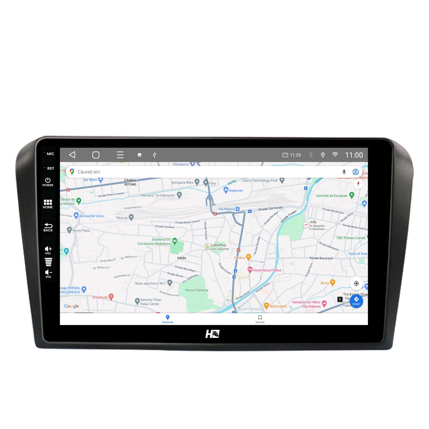 Navigatie HUB64 Mazda 3 (2003-2009), 4GB RAM, Android, Octacore, Slot Sim 4G, DSP, GPS, Wi-FI, Carplay, Android Auto, USB, Bluetooth, Waze, Touchscreen, 9 inch
