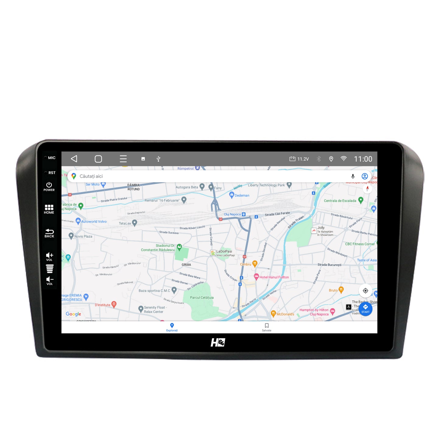 Navigatie HUB64 Mazda 3 (2003-2009), 6GB RAM, Android, Octacore, Slot Sim 4G, DSP, GPS, Wi-FI, Carplay, Android Auto, USB, Bluetooth, Waze, Touchscreen, 9 Inch