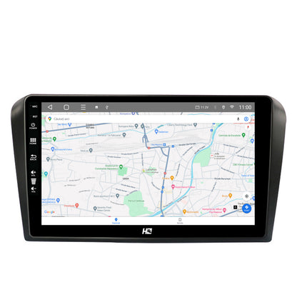 Navigatie HUB64 Mazda 3 (2003-2009), 8GB RAM, Android, Octacore, Slot Sim 4G, DSP, GPS, Wi-FI, Carplay, Android Auto, USB, Bluetooth, Waze, Touchscreen, 9 Inch