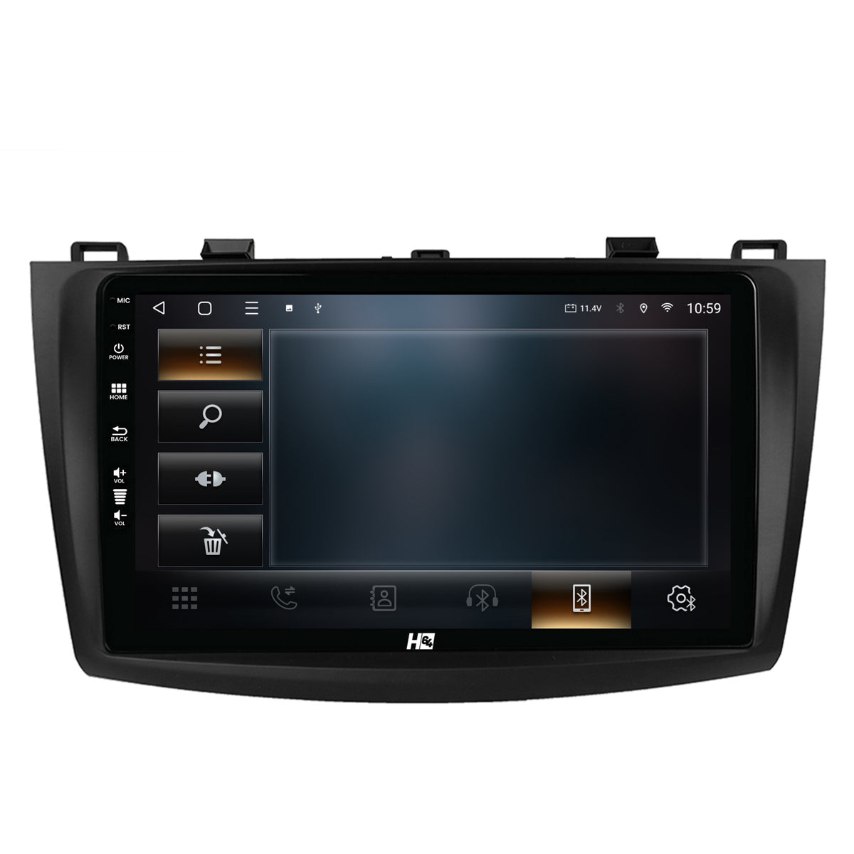 Navigatie HUB64 Mazda 3 (2009-2013), 4GB RAM, Android, Quadcore, DSP, GPS, Wi-FI, Carplay, Android Auto, USB, Bluetooth, Waze, Touchscreen, 9 inch