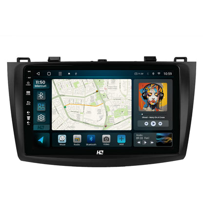 Navigatie HUB64 Mazda 3 (2009-2013), 6GB RAM, Android, Octacore, Slot Sim 4G, DSP, GPS, Wi-FI, Carplay, Android Auto, USB, Bluetooth, Waze, Touchscreen, 9 Inch