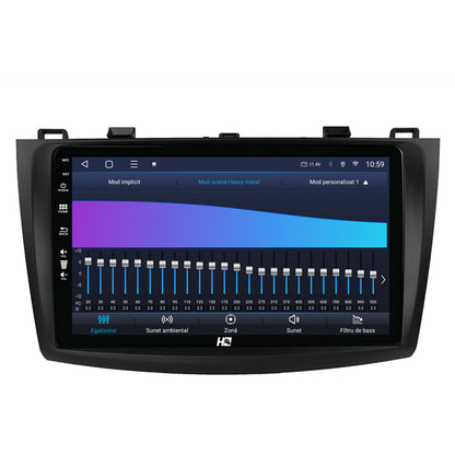 Navigatie HUB64 Mazda 3 (2009-2013), 6GB RAM, Android, Octacore, Slot Sim 4G, DSP, GPS, Wi-FI, Carplay, Android Auto, USB, Bluetooth, Waze, Touchscreen, 9 Inch