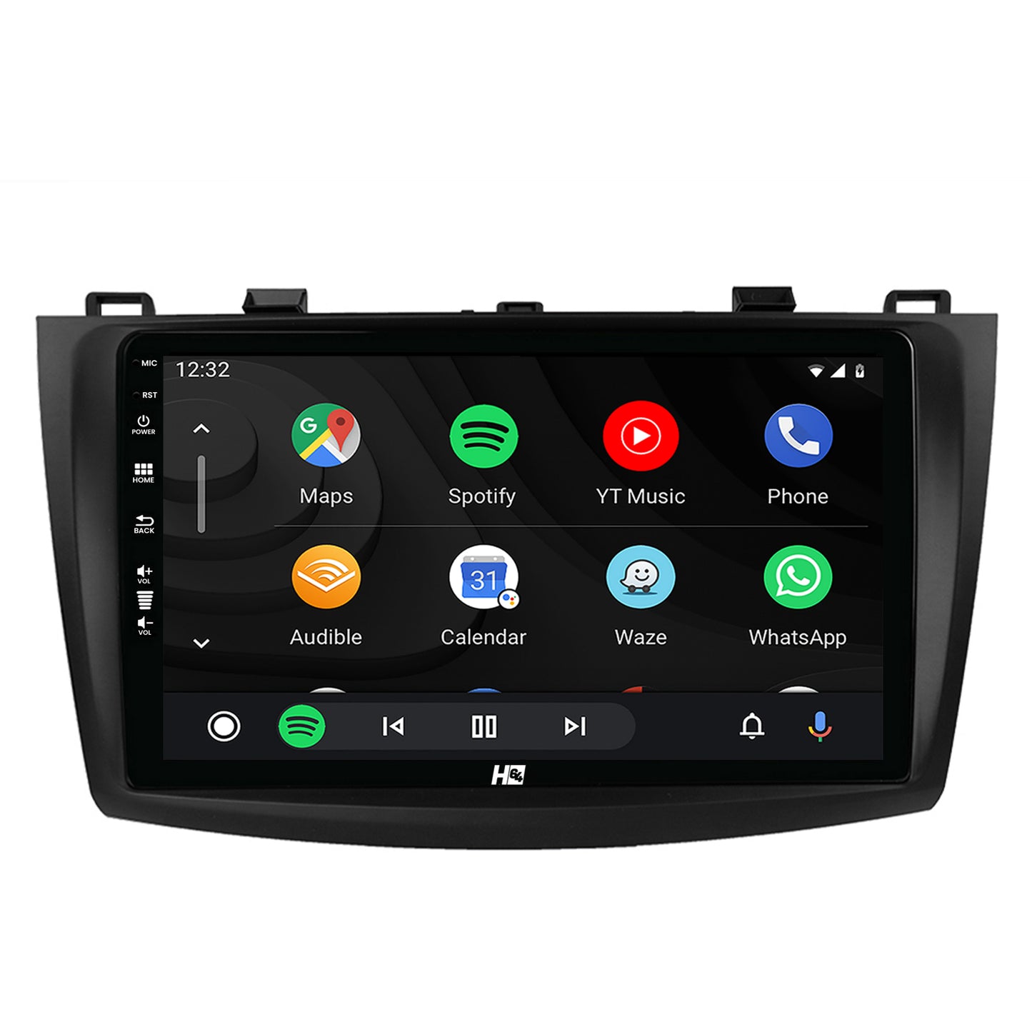 Navigatie HUB64 Mazda 3 (2009-2013), 8GB RAM, Android, Octacore, Slot Sim 4G, DSP, GPS, Wi-FI, Carplay, Android Auto, USB, Bluetooth, Waze, Touchscreen, 9 Inch