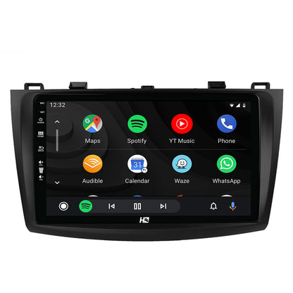 Navigatie HUB64 Mazda 3 (2009-2013), 8GB RAM, Android, Octacore, Slot Sim 4G, DSP, GPS, Wi-FI, Carplay, Android Auto, USB, Bluetooth, Waze, Touchscreen, 9 Inch
