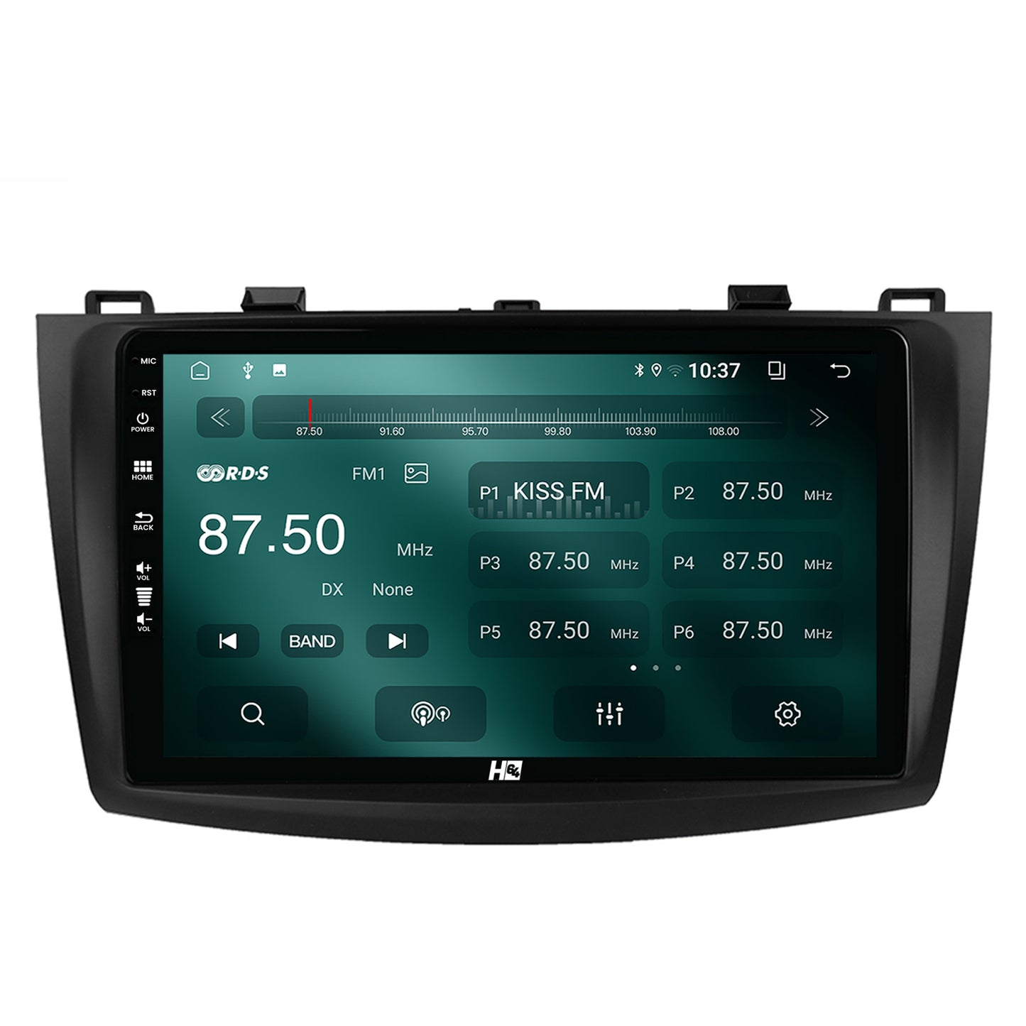Navigatie HUB64 Mazda 3 (2009-2013), 2GB RAM, Android, GPS, Wi-FI, Carplay, Android Auto, USB, Bluetooth, Radio, Waze, Touchscreen, 9 inch