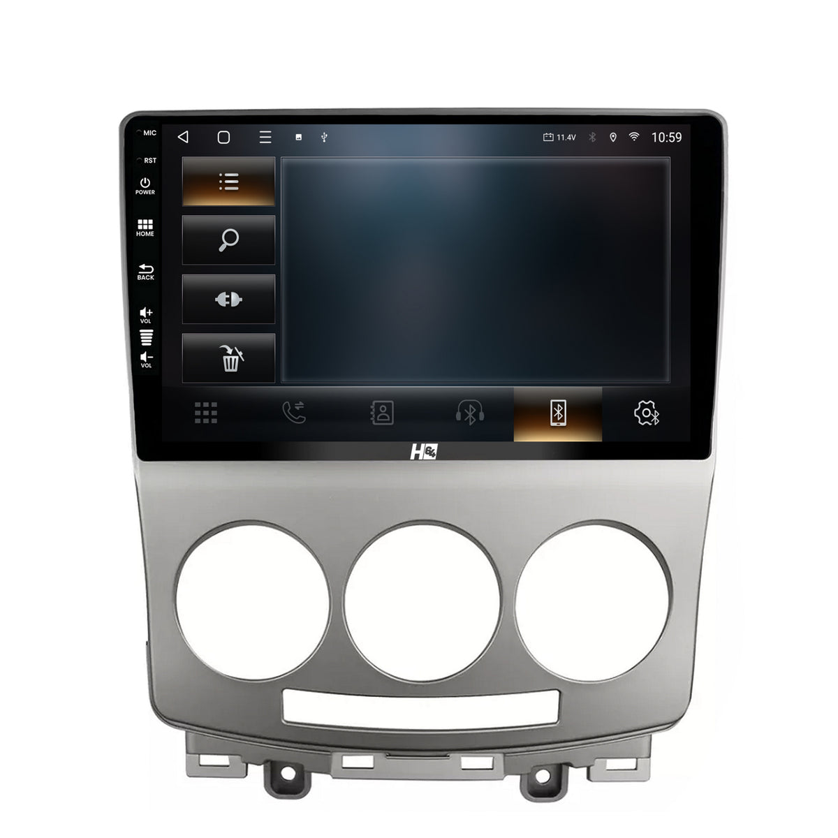 Navigatie HUB64 Mazda 5 (2005-2010), 2GB RAM, Android, GPS, Wi-FI, Carplay, Android Auto, USB, Bluetooth, Radio, Waze, Touchscreen, 9 inch