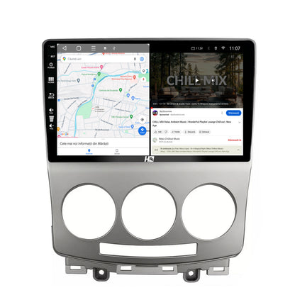 Navigatie HUB64 Mazda 5 (2005-2010), 6GB RAM, Android, Octacore, Slot Sim 4G, DSP, GPS, Wi-FI, Carplay, Android Auto, USB, Bluetooth, Waze, Touchscreen, 9 Inch
