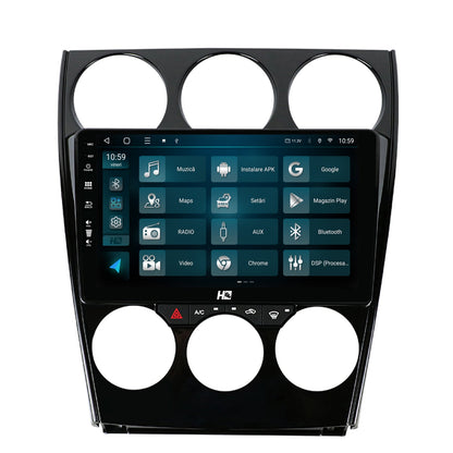 Navigatie HUB64 Mazda 6 (2002-2008), 4GB RAM, Android, Quadcore, DSP, GPS, Wi-FI, Carplay, Android Auto, USB, Bluetooth, Waze, Touchscreen, 9 inch