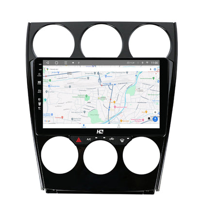 Navigatie HUB64 Mazda 6 (2002-2008), 4GB RAM, Android, Quadcore, DSP, GPS, Wi-FI, Carplay, Android Auto, USB, Bluetooth, Waze, Touchscreen, 9 inch