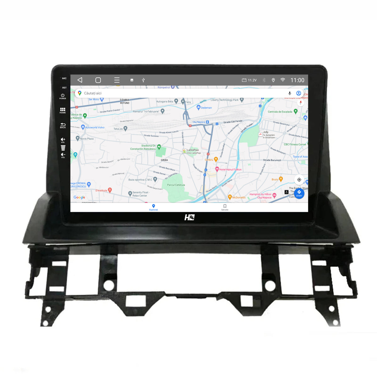 Navigatie HUB64 Mazda 6 (2002-2008), 8GB RAM, Android, Octacore, Slot Sim 4G, DSP, GPS, Wi-FI, Carplay, Android Auto, USB, Bluetooth, Waze, Touchscreen, 10 Inch