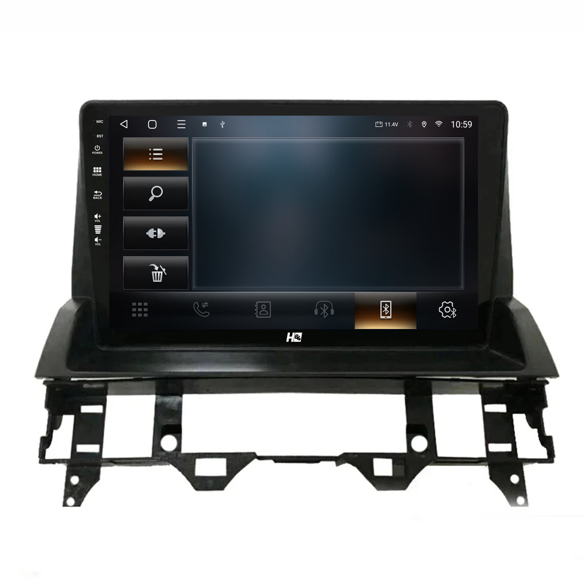 Navigatie HUB64 Mazda 6 (2002-2008), 8GB RAM, Android, Octacore, Slot Sim 4G, DSP, GPS, Wi-FI, Carplay, Android Auto, USB, Bluetooth, Waze, Touchscreen, 10 Inch