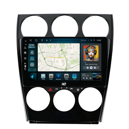 Navigatie HUB64 Mazda 6 (2002-2008), 8GB RAM, Android, Octacore, Slot Sim 4G, DSP, GPS, Wi-FI, Carplay, Android Auto, USB, Bluetooth, Waze, Touchscreen, 9 Inch