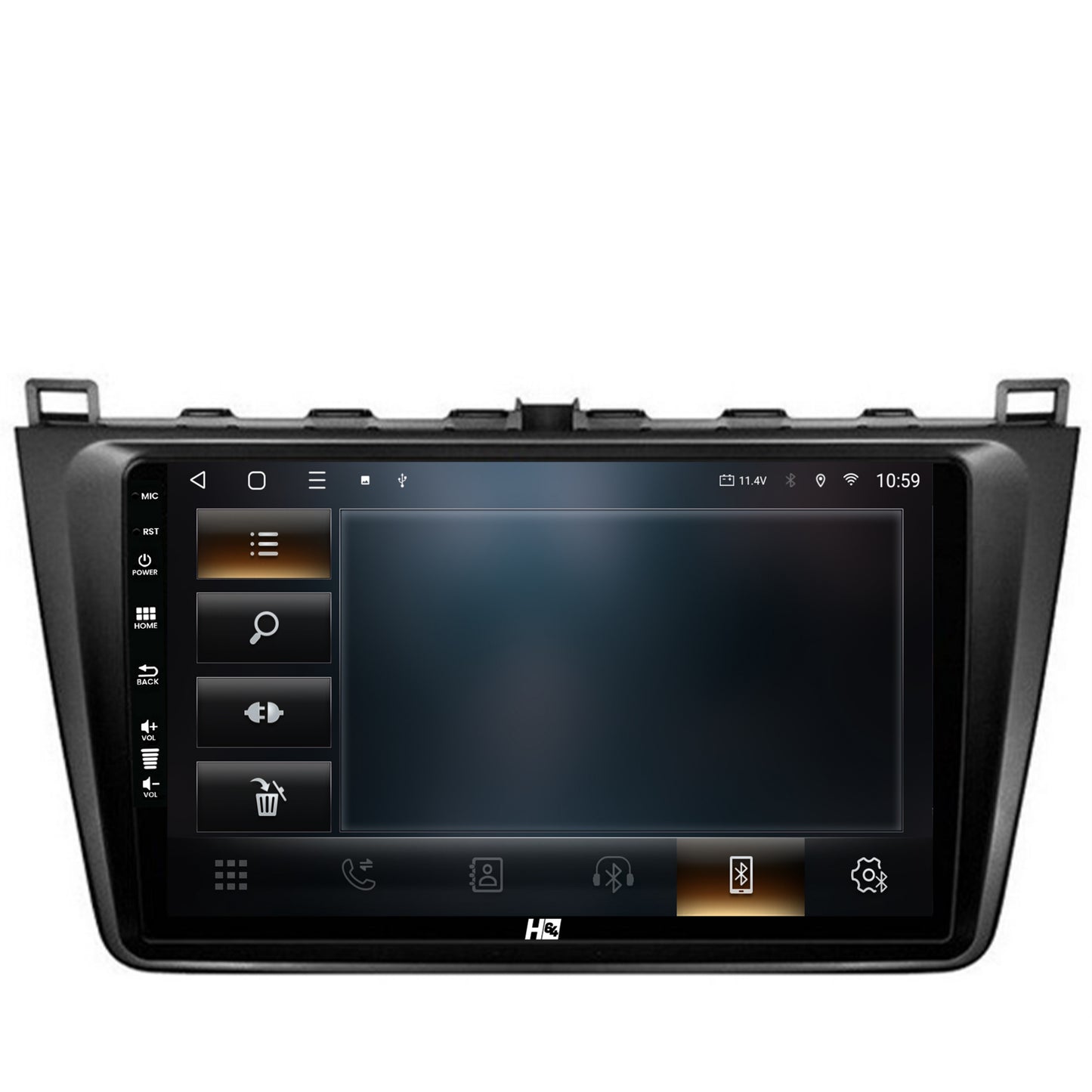 Navigatie HUB64 Mazda 6 (2008-2013), 4GB RAM, Android, Octacore, Slot Sim 4G, DSP, GPS, Wi-FI, Carplay, Android Auto, USB, Bluetooth, Waze, Touchscreen, 9 inch