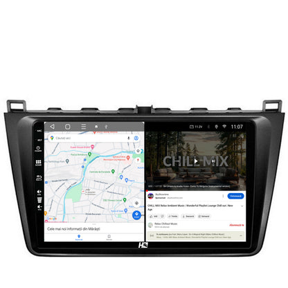 Navigatie HUB64 Mazda 6 (2008-2013), 6GB RAM, Android, Octacore, Slot Sim 4G, DSP, GPS, Wi-FI, Carplay, Android Auto, USB, Bluetooth, Waze, Touchscreen, 9 Inch