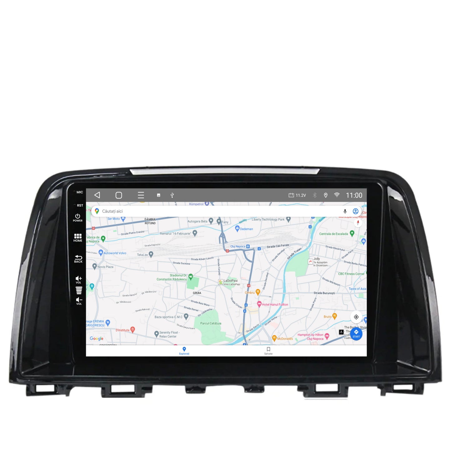 Navigatie HUB64 Mazda 6 (2013-2015), 8GB RAM, Android, Octacore, Slot Sim 4G, DSP, GPS, Wi-FI, Carplay, Android Auto, USB, Bluetooth, Waze, Touchscreen, 9 Inch