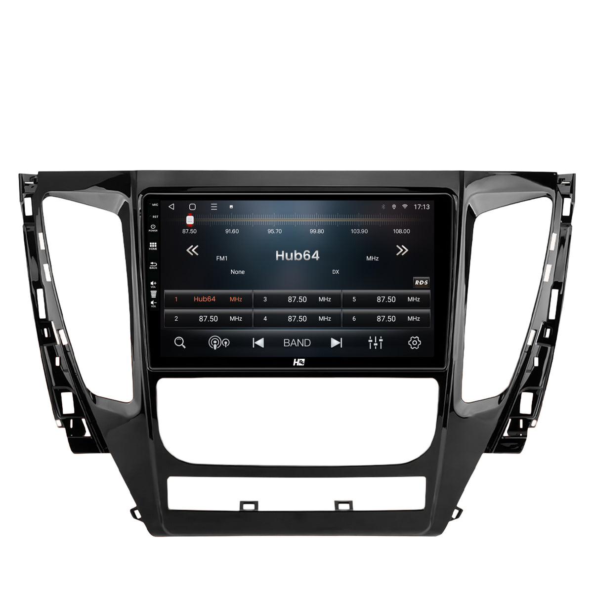 Navigatie HUB64 Mitsubishi Pajero (2016-2018), 2GB RAM, Android, GPS, Wi-FI, Carplay, Android Auto, USB, Bluetooth, Radio, Waze, Touchscreen, 9 inch