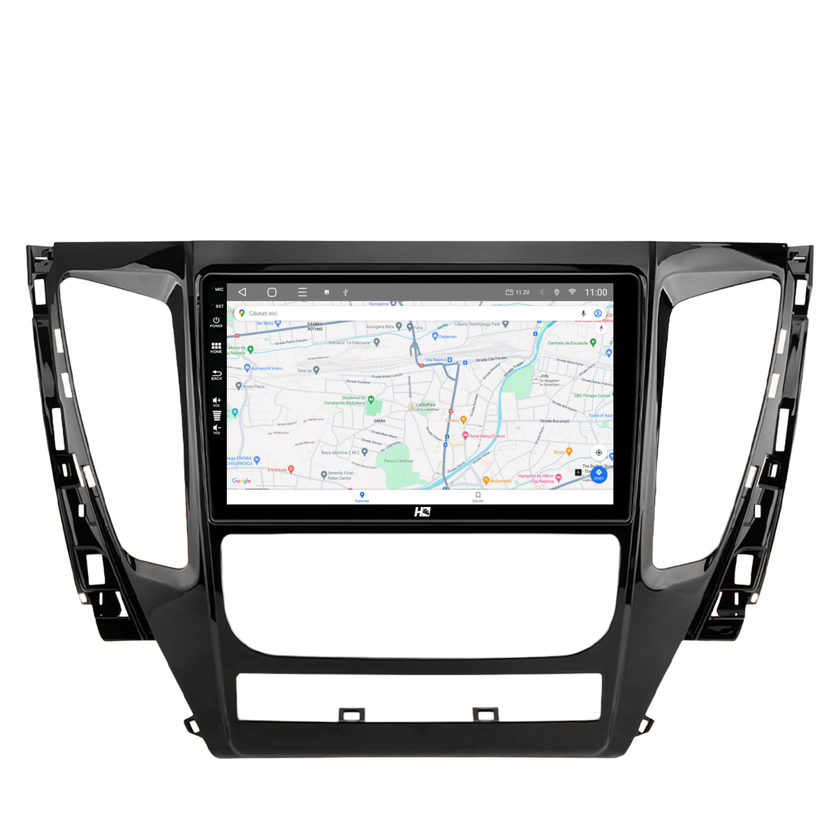 Navigatie HUB64 Mitsubishi Pajero (2016-2018), 2GB RAM, Android, GPS, Wi-FI, Carplay, Android Auto, USB, Bluetooth, Radio, Waze, Touchscreen, 9 inch