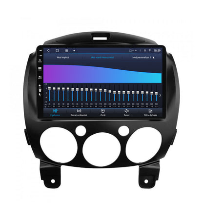 Navigatie HUB64 Mazda 2 (2007-2014), 4GB RAM, Android, Octacore, Slot Sim 4G, DSP, GPS, Wi-FI, Carplay, Android Auto, USB, Bluetooth, Waze, Touchscreen, 9 inch