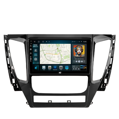 Navigatie HUB64 Mitsubishi Pajero (2016-2018), 6GB RAM, Android, Octacore, Slot Sim 4G, DSP, GPS, Wi-FI, Carplay, Android Auto, USB, Bluetooth, Waze, Touchscreen, 9 Inch