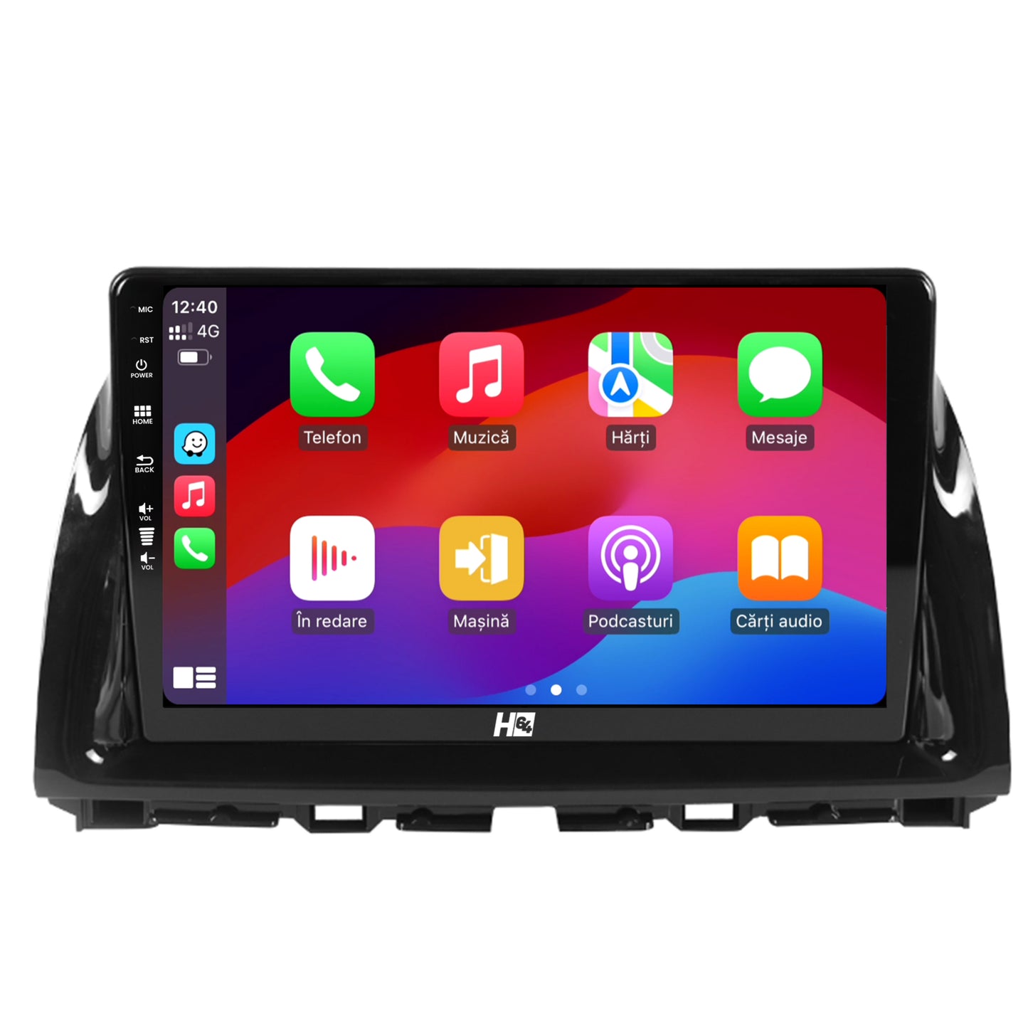 Navigatie HUB64 Mazda CX-5 (2012-2015), 2GB RAM, Android, GPS, Wi-FI, Carplay, Android Auto, USB, Bluetooth, Radio, Waze, Touchscreen, 10.1 inch