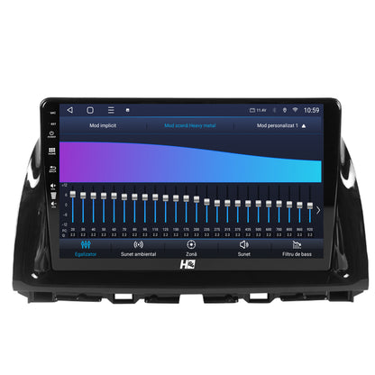 Navigatie HUB64 Mazda CX-5 (2012-2015), 4GB RAM, Android, Octacore, Slot Sim 4G, DSP, GPS, Wi-FI, Carplay, Android Auto, USB, Bluetooth, Waze, Touchscreen, 10.1 inch