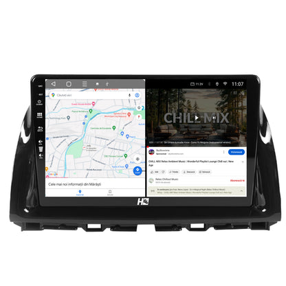 Navigatie HUB64 Mazda CX-5 (2012-2015), 4GB RAM, Android, Quadcore, DSP, GPS, Wi-FI, Carplay, Android Auto, USB, Bluetooth, Waze, Touchscreen, 10.1 inch