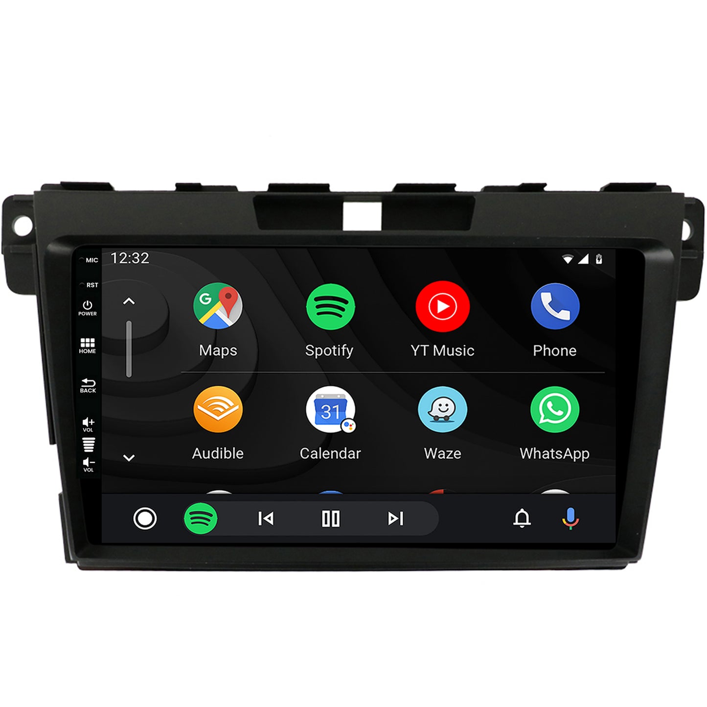 Navigatie HUB64 Mazda CX-7 (2008-2013), 4GB RAM, Android, Quadcore, DSP, GPS, Wi-FI, Carplay, Android Auto, USB, Bluetooth, Waze, Touchscreen, 9 inch