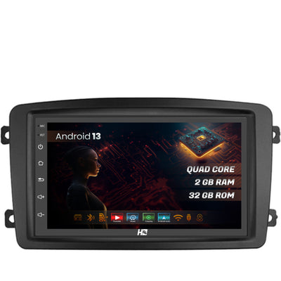 Navigatie HUB64 Mercedes Benz C-Class W203 / Vito / Viano / CLK, Android, P-Quadcore / 2GB RAM + 32GB ROM, 7 Inch