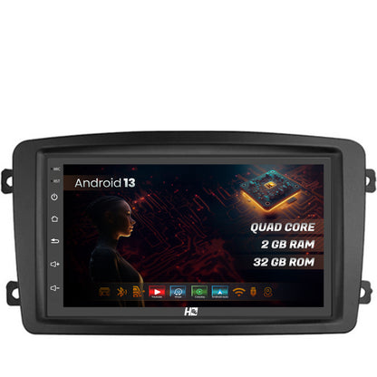 Navigatie HUB64 Mercedes Benz C-Class W203 / Vito / Viano / CLK, Android, P-Quadcore / 2GB RAM + 32GB ROM, 7 Inch