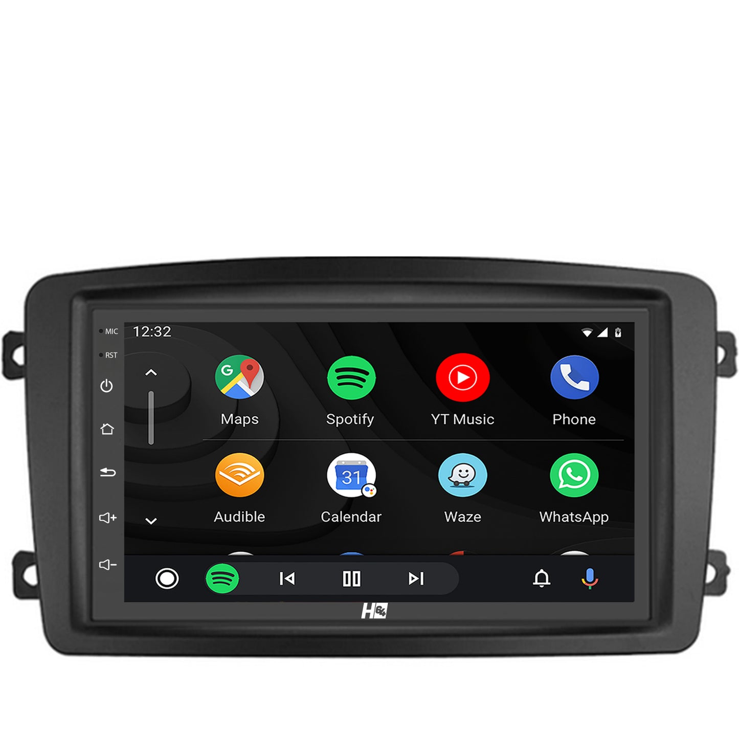 Navigatie HUB64 Mercedes Benz C-Class W203 / Vito / Viano / CLK, 4GB RAM, Android, Quadcore, DSP, GPS, Wi-FI, Carplay, Android Auto, USB, Bluetooth, Waze, Touchscreen, 7 inch