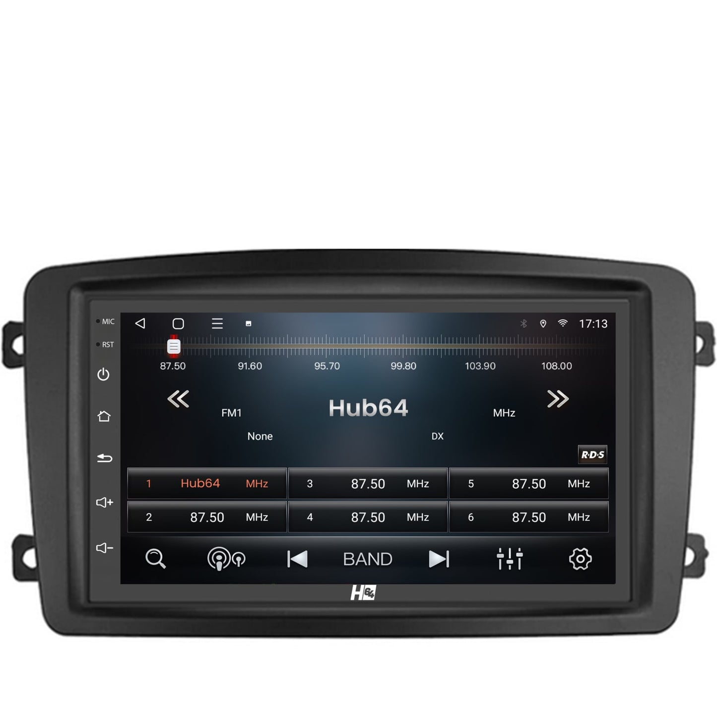 Navigatie HUB64 Mercedes Benz C-Class W203 / Vito / Viano / CLK, Android, P-Quadcore / 2GB RAM + 32GB ROM, 7 Inch