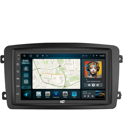Navigatie HUB64 Mercedes Benz C-Class W203 / Vito / Viano / CLK, Android, octacore / 4GB RAM + 64GB ROM, 7 Inch