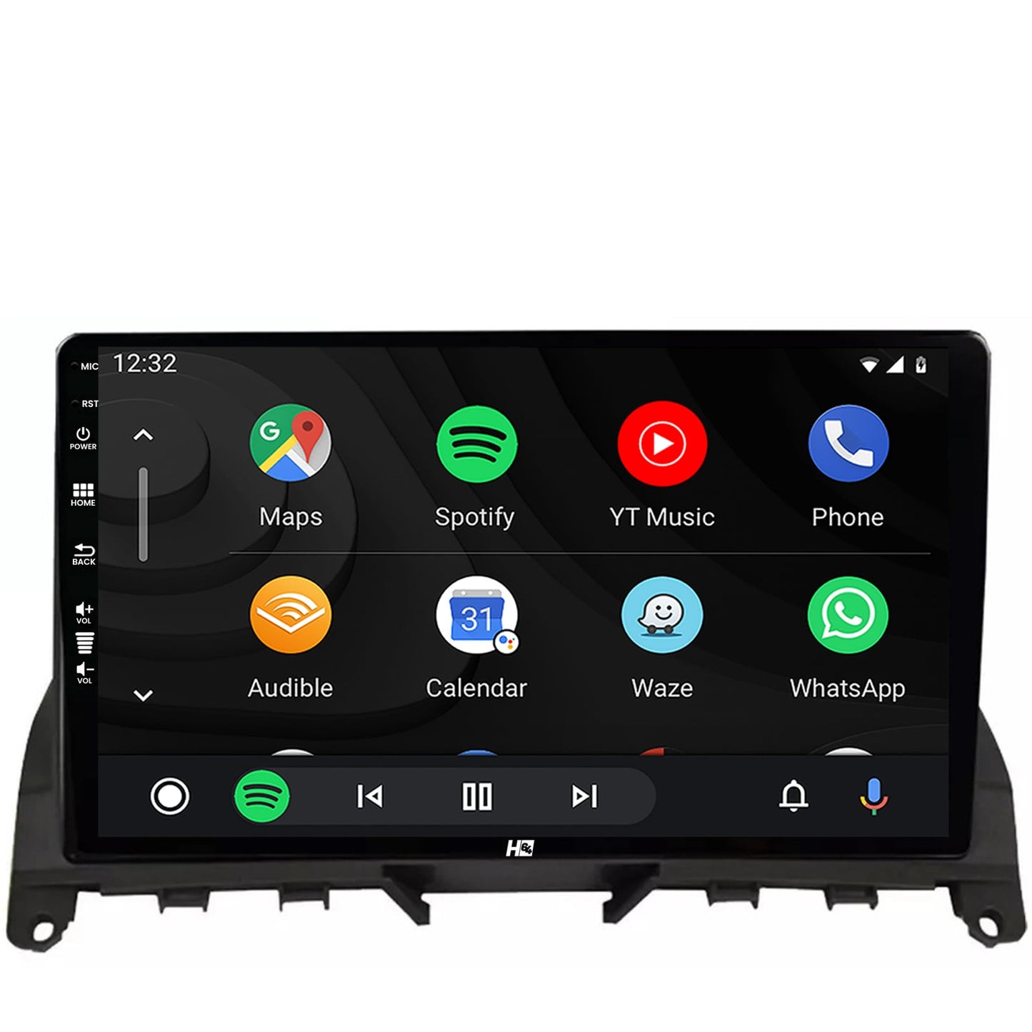 Navigatie HUB64 Mercedes Benz C-Class W204 (2006-2012), 4GB RAM, Android, Quadcore, DSP, GPS, Wi-FI, Carplay, Android Auto, USB, Bluetooth, Waze, Touchscreen, 9 inch