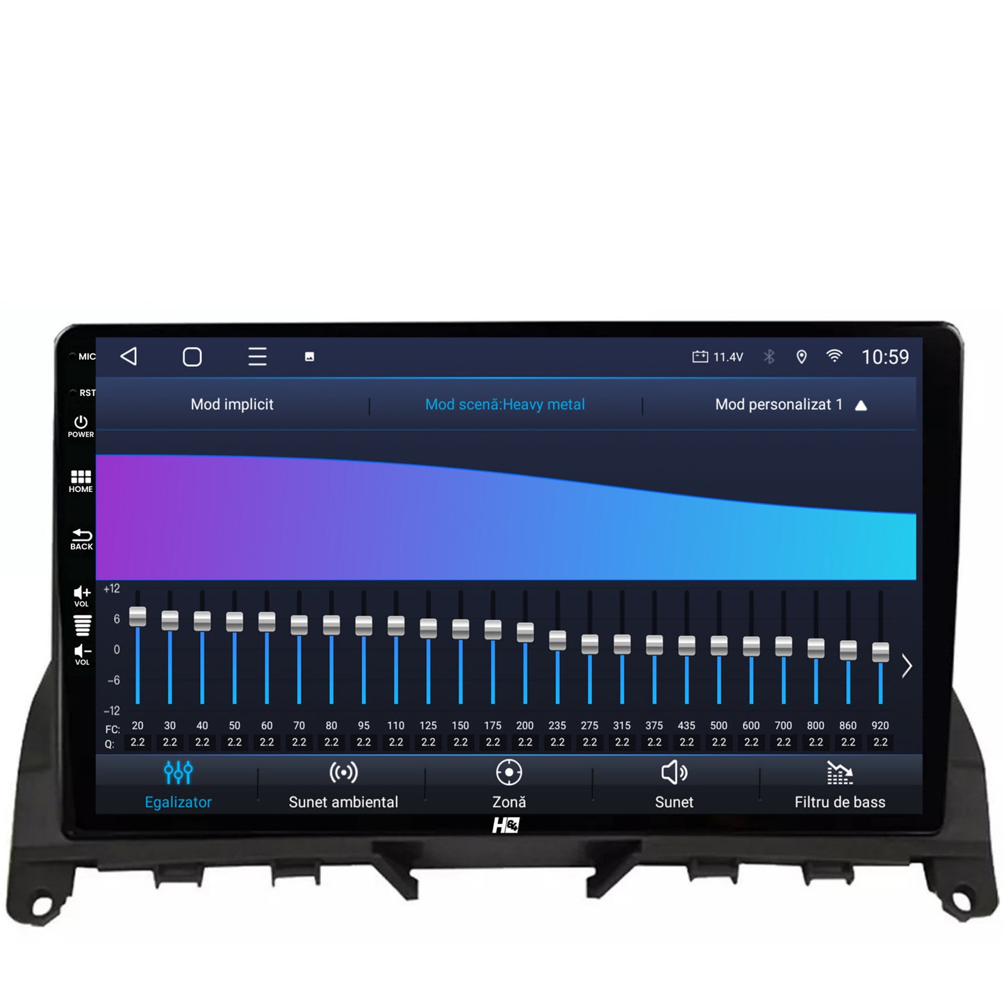 Navigatie HUB64 Mercedes Benz C-Class W204 (2006-2012), 8GB RAM, Android, Octacore, Slot Sim 4G, DSP, GPS, Wi-FI, Carplay, Android Auto, USB, Bluetooth, Waze, Touchscreen, 9 Inch