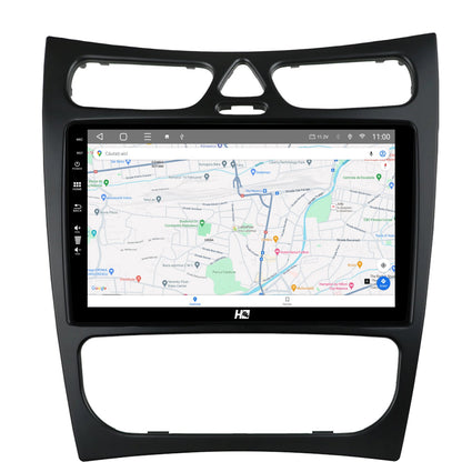 Navigatie HUB64 Mercedes Benz CLK W209 (2000-2005), 2GB RAM, Android, GPS, Wi-FI, Carplay, Android Auto, USB, Bluetooth, Radio, Waze, Touchscreen, 9 inch