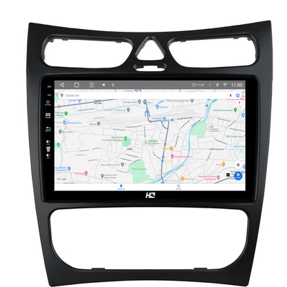 Navigatie HUB64 Mercedes Benz CLK W209 (2000-2005), 6GB RAM, Android, Octacore, Slot Sim 4G, DSP, GPS, Wi-FI, Carplay, Android Auto, USB, Bluetooth, Waze, Touchscreen, 9 Inch
